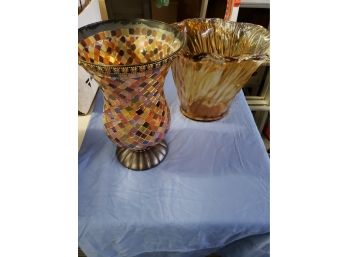 2 Beautiful Vases - Murano Glass