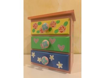 Hand Painted Mini 3-drawer Bureau