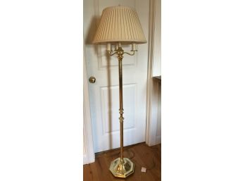 Quality 3 Light Solid Brass Floor Lamp- Working