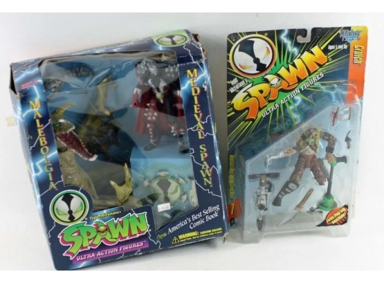 Lot Of 2 Spawn Ultra Action Figures In Original Box