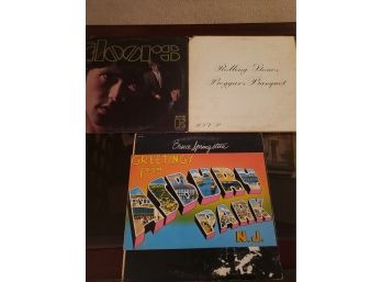 The Doors, Rolling Stones, And Bruce Springsteen Albums