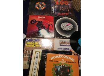 Lot Of Records Including Meatloaf, Queen, And More