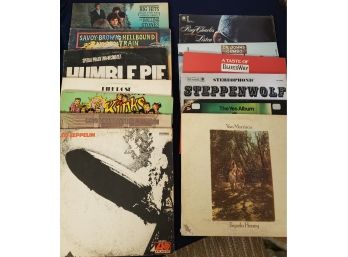 Lot Of Rock Records Including Led Zeppelin,  Van Morrison And More!!