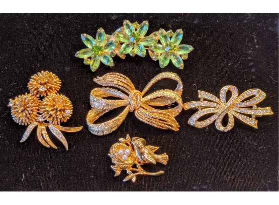 Vintage Costume Jewelry Pin/Brooch Collection