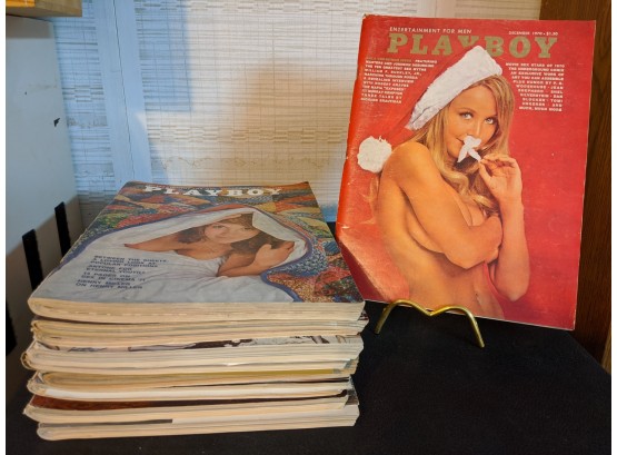 Vintage 1970s Playboy Magazines