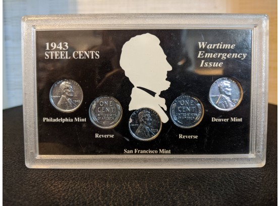 1943 Uncirculated Steel Pennies