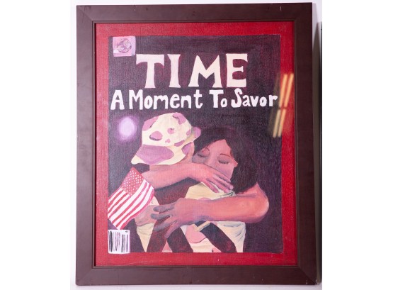 Painting Of A Cover Of Time Magazine 'A Moment To Savor'