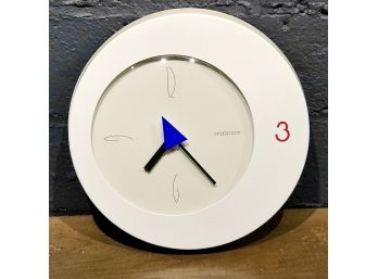 Vintage Postmodern Style Wall Clock By Modern Time
