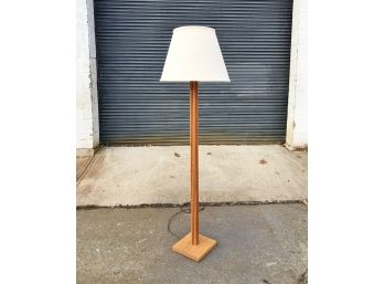 Unique Mid Century Wood Floor Lamp