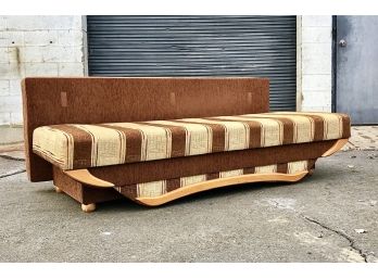 Vintage Custom Made Polish Convertible Sofa/Bed/Storage