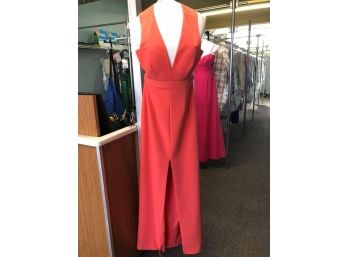 Special Occasion/Evening Dress - Tangerine Color