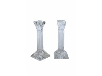 Pair Of Waterford Candlesticks