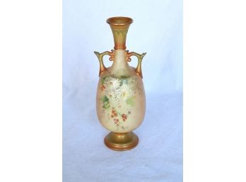 Worcester England 1963 Handpainted Vase