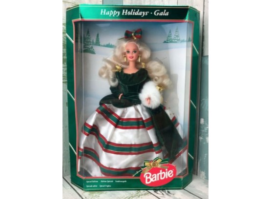 Happy Holidays Gala Barbie Doll, 1994 - NEW IN BOX!