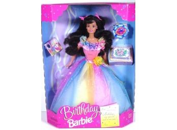 BIRTHDAY Teresa “Brunette” Barbie Doll, 1997 - NEW IN BOX!