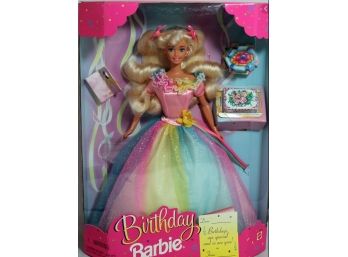 BIRTHDAY Teresa “Brunette” Barbie Doll, 1997 - NEW IN BOX!