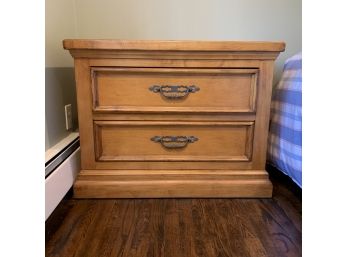 Beautiful Pine Side Table/Nightstand With Dovetail Drawers - Drexel