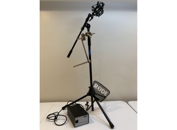 DR Pro Mic Stand & RODE NTK Microphone Power Supply