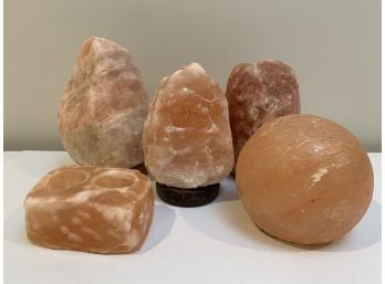 5 Himalayan Pink Salt Rocks