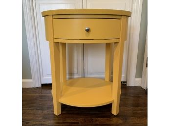 Yellow Wooden Side Table
