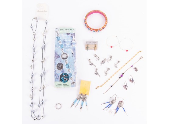Assortment Of Jewelry Including Watch Kit