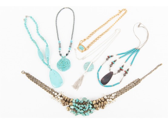 Collection Of Turquoise Necklaces