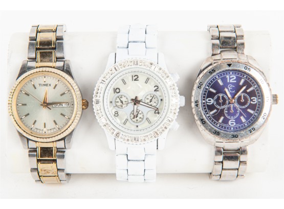 Trio Of Watches, Including Timex