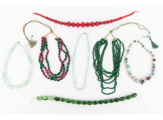 Plastic Beaded Jewelry Collection