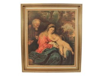 After Raphael 'Madonna With Child And Saint John' Framed Print