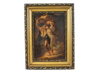 After Pierre Auguste Cot (1837-1883) Titled 'The Storm' Oil On Canvas Painting