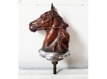 Cast Horse Bust Decorative Finial/Hood Ornament
