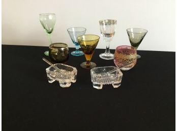 Tiny Multi Colored Glass Lot