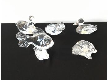 Glass Crystal Water Animals