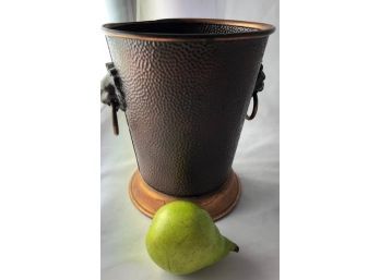 C. J. Hauck & Son - Vintage Hammered Copper Ice Bucket
