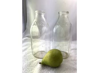 Sealtest Milk Jars (2) Mid-century
