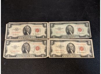 1953 Red Seal $2 Bills