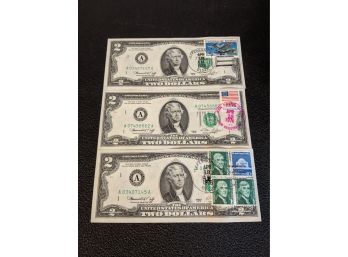 First Day Cover $2 Bills
