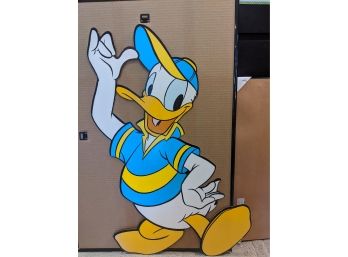 Vintage 31' Disney Donald Duck Cardboard Cutout