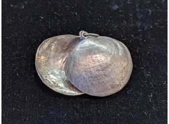 Mexican Sterling Silver Clam Shell Pendant