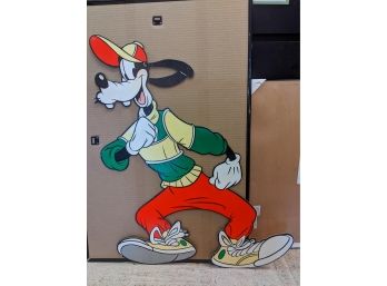 30' Vintage Disney Goofy Cardboard Cutout