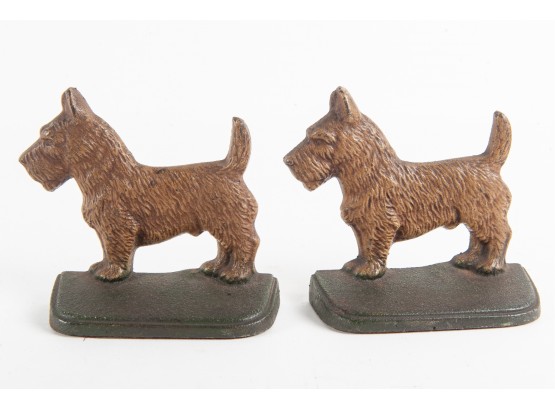 Vintage Case Iron Scottish Terrier Bookends