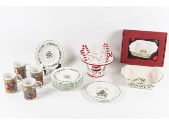 Assorted Collection Of Christmas Pattern China