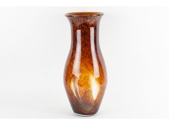 Animal Skin Large Glass Vase