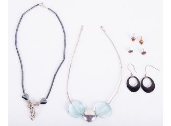 Necklace & Earring Collection, Including Mid-Century Modern Earrings