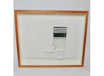 Guenther Reiss, Drawing Table Framed 3-D Construction