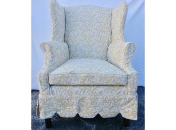 Slipcovered Decorator Wing Chair
