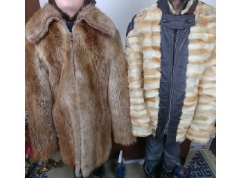 Two Gentleman's Fur Jackets