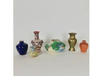 Lot Of Six Small Vases
