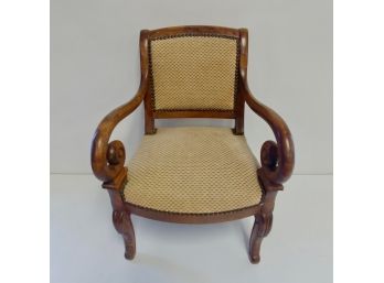 Child's Vintage Upholstered Arm Chair
