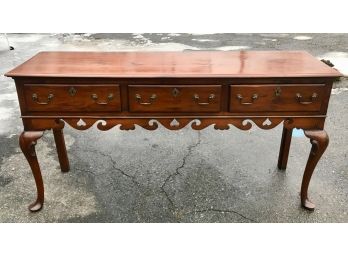Antique Queen Anne Pine Hall / Sofa Table